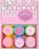 Bath Bombs Gift Set 6 Bubble Bath Fizzies 6 x 2oz with Natural Dead Sea Salt Cocoa and Shea Essential Oils Best Gift Idea for Birthday Mom Woman Girl