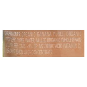 Happy Baby Happy Baby Clearly Crafted - Bananas Raspberries And Oats - Case Of 16 - 4 Oz.