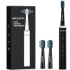 ZJ288-Black-MOCEMTRY 3 Cleaning Modes; Waterproof Electric Toothbrush (Black)