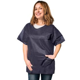 Dark Blue Disposable Scrub Shirts