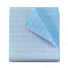 Disposable Towels 13" x 18". Pack of 500 Blue Waffle Towels Protector. 2 ply Tissue with Polyback. Great Absorbency. Waterproof Multipurpose Eco Frien