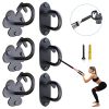 6pcs wall-mounted anchor anchors for resistance bands, exercise anchors with resistant band hooks for home gym anchors