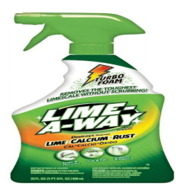 Lime-A-Way Bathroom Cleaner Spray, 32 oz, Removes Lime Calcium Rust