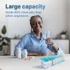 Extra Large Weekly Pill Organizer 2 Times a Day XL Pill Case Am Pm Big Pill Box 7 Day Oversized Daily Vitamin Organizer Jumbo Pill Container Medicine