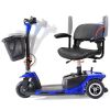 3 Wheel Mobility Scooters for Adults, Foldable Mobility Scooter for Seniors, Powered Electric Scooter with Basket, Heavy Duty Mobile for Travel