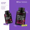 Vitamin B Complex Capsules B1 B2 B3 B5 B6 B7 B9 B12 Biotin Folic Acid Vitamin C for Energy & Immune Support Supplement Super B Complex for Women & Men