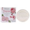 3 Rose Perfumed Bar Soap by LErbolario for Unisex - 3.5 oz Soap