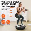 VEVOR Half Exercise Ball Trainer, 23 inch Balance Ball Trainer, 660 lbs Capacity Stability Ball, Yoga Ball with Resistance Bands and Pump
