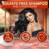 Batana Oil Shampoo and Conditioner Set Thickening Hair Products for Women and Men For Strengthening and Volumizing Fine and Thinning Hair Sulfate Free