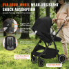 Standard Baby Stroller, Infant Toddler Stroller With Bassinet, 3rd-Gear Adjustable Backrest & Foldable & Reversible Seat
