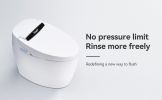 Smart Toilets with Heated Bidet Seat.Portable toilet with bidet built.Intelligent Toilet Auto Open/Close Seat. Bidet toilet with Dryer and Warm Water