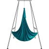 VEVOR Aerial Yoga Frame & Yoga Hammock, 9.67 ft Height Professional Yoga Swing Stand Comes with 6.6 Yards Aerial Hammock