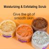 Natural Body Scrub - Moisturizing and Exfoliating Body, Face, Hand, Foot Scrub - Lightening, Fine Lines & Wrinkles, Skin Glowing