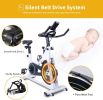 Stationary Bikes for Home Indoor Exercise Bike with LCD Monitor and Comfortable Seat Cushion for Home Gym Cardio Fitness Training